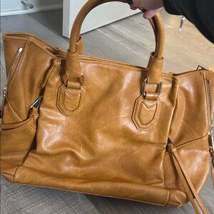 Urban Expressions Vegan  Tan Leather Handbag